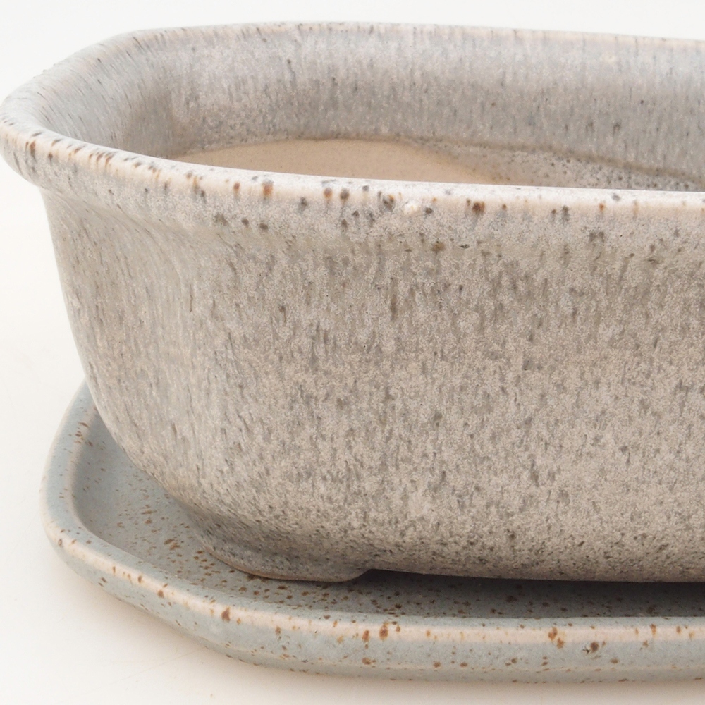 Bonsai miska + podmiska H32 - béžová
