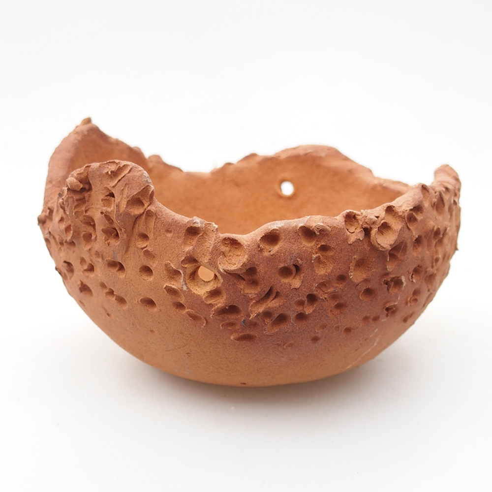 Keramická Skořápka  13,5 x 13,5 x 8 cm , barva režná