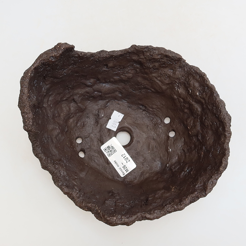 Keramická Skořápka 18 x 16 x 13 cm , barva hnědá