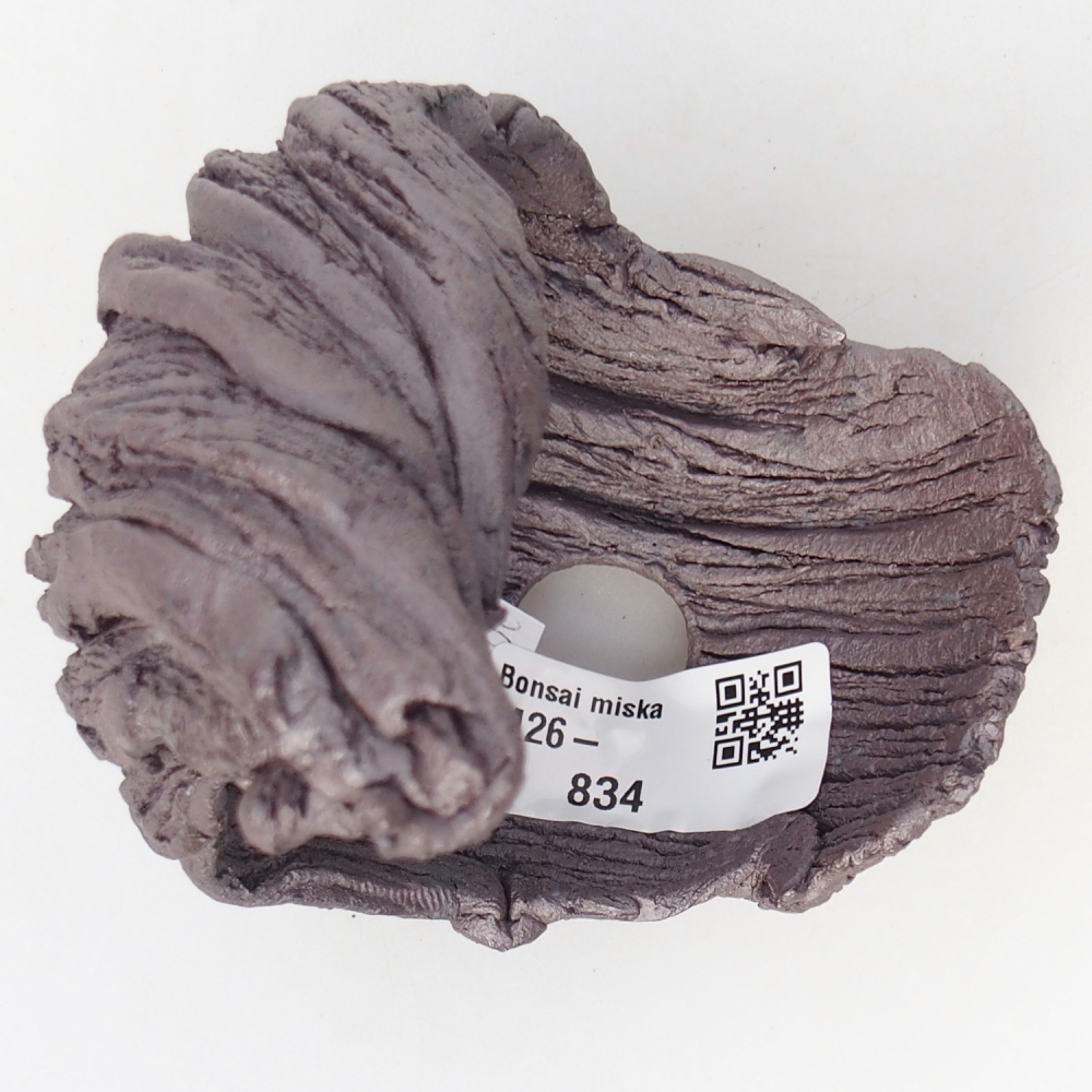 Keramická Skořápka 9,5 x 8 x 11,5 cm , barva kovová