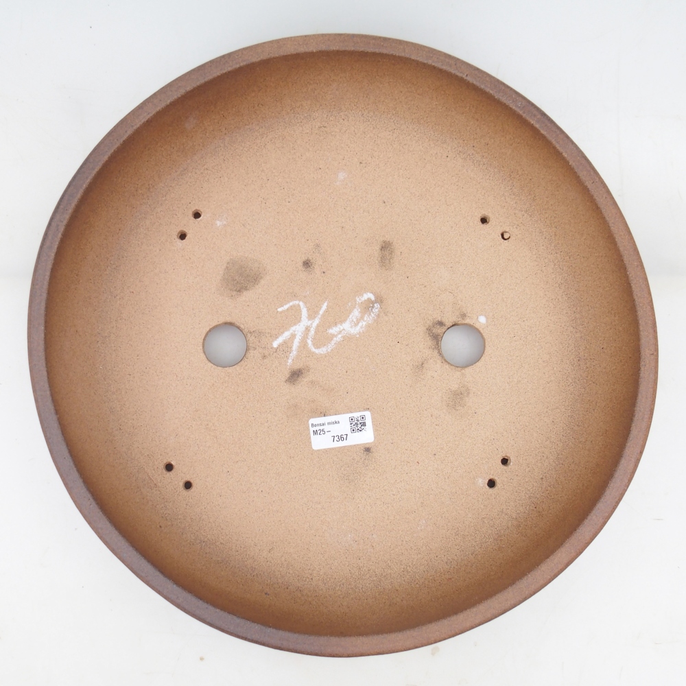 Bonsai miska 37 x 37 x 8,5 cm , barva hnědá
