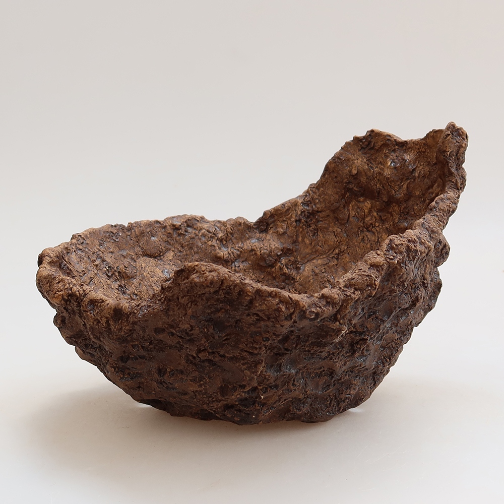 Keramická Skořápka 19 x 17 x 13 cm , barva hnědá