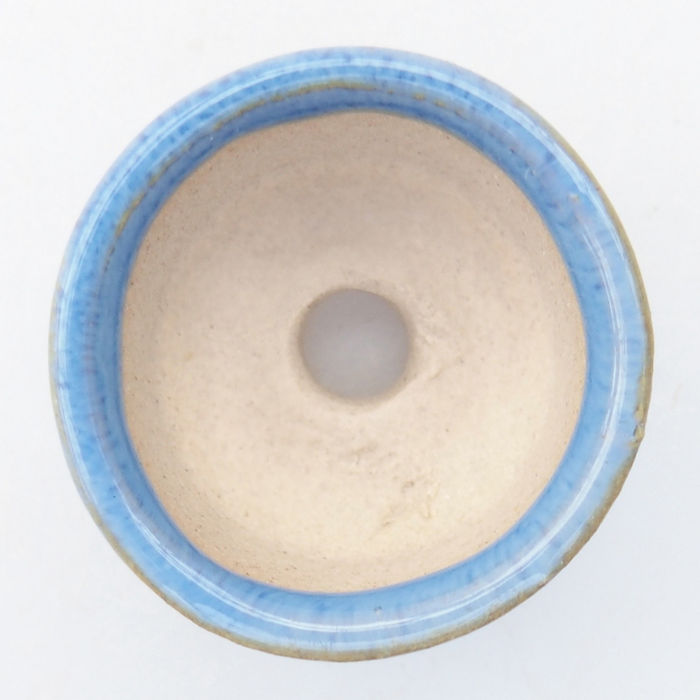 Mini bonsai miska 3 x 3 x 2 cm, barva modrá