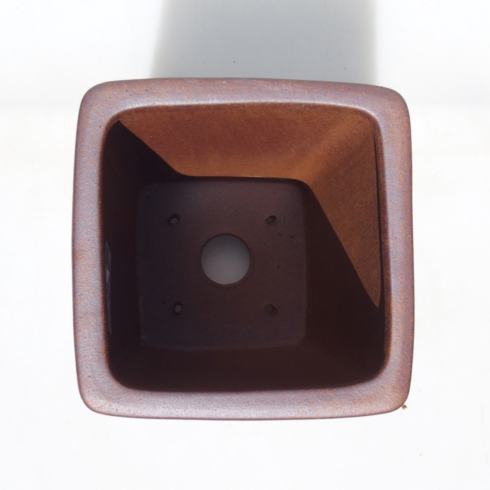 Miska 14 x 14 x 22 cm barva hnědá