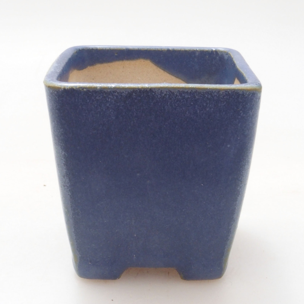 Mini bonsai miska 4,5 x 4,5 x 4,5 cm, barva modrá