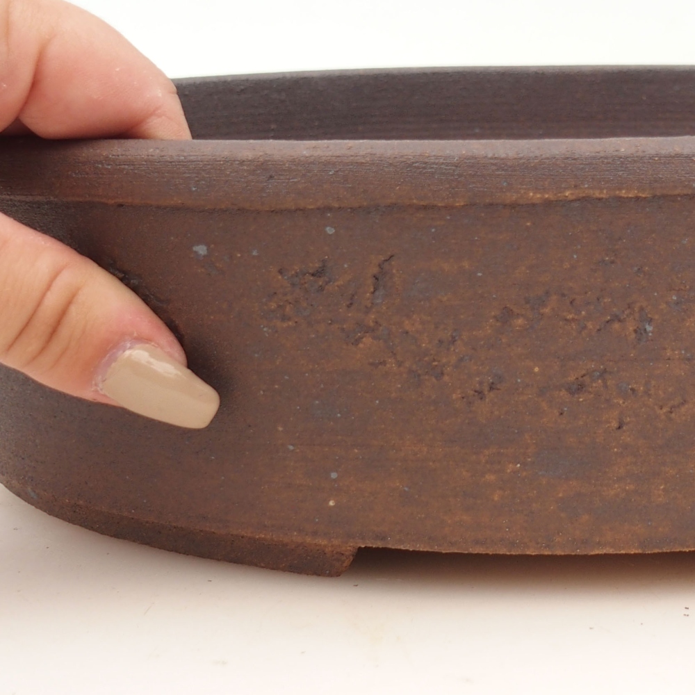 Bonsai miska 32 x 24,5 x 8 cm , barva hnědá