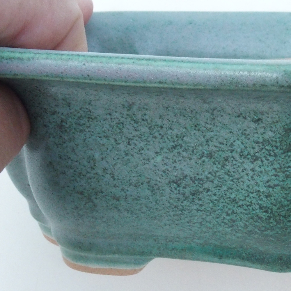 Bonsai miska H51 - 18 x 14 x 5 cm. - zelená