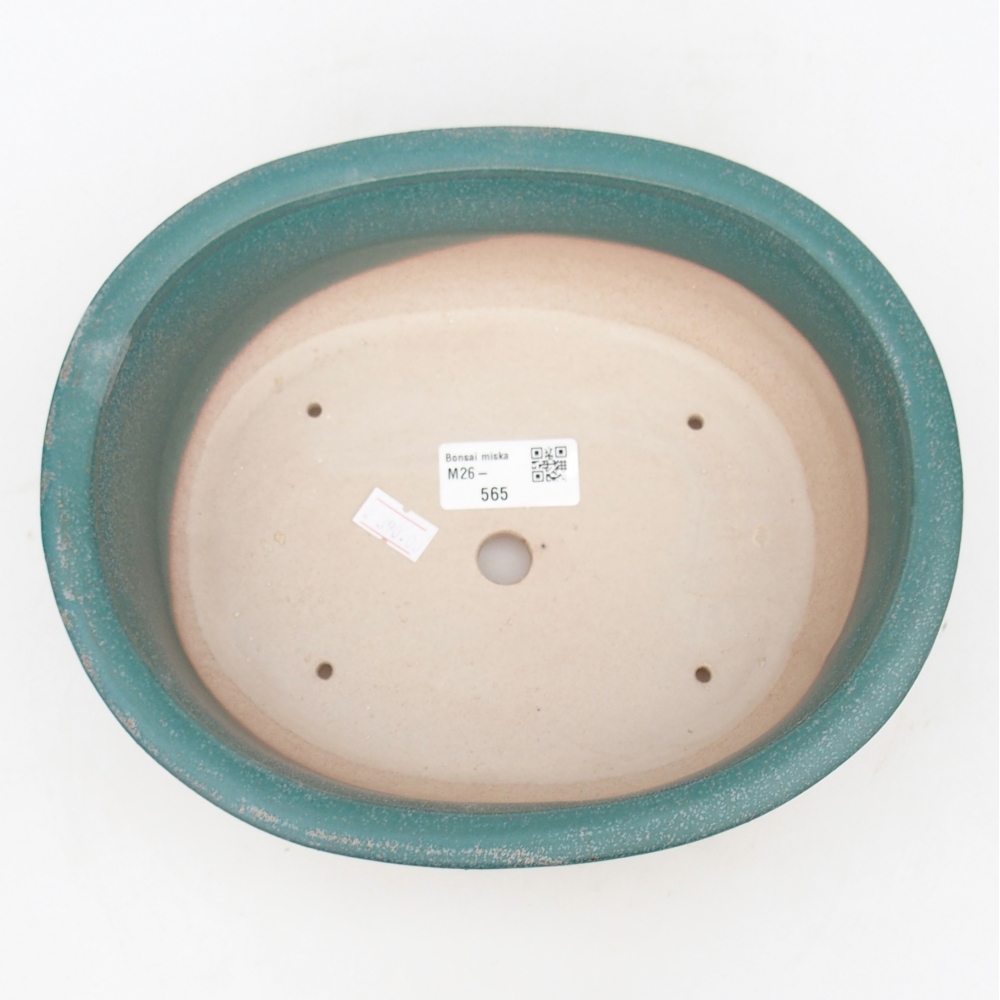 Keramická bonsai miska 23 x 19 x 7 cm, barva modrá