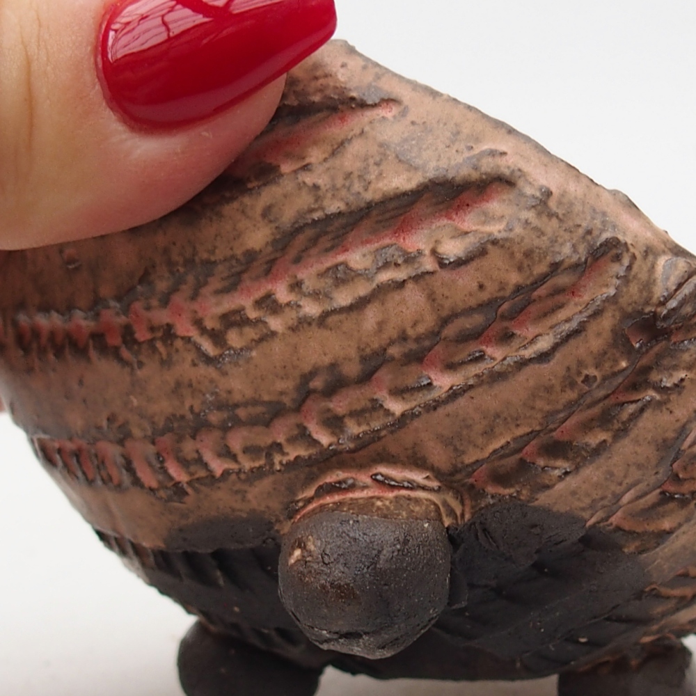 Keramická Skořápka  8,5 x 8 x 4 cm , barva růžová