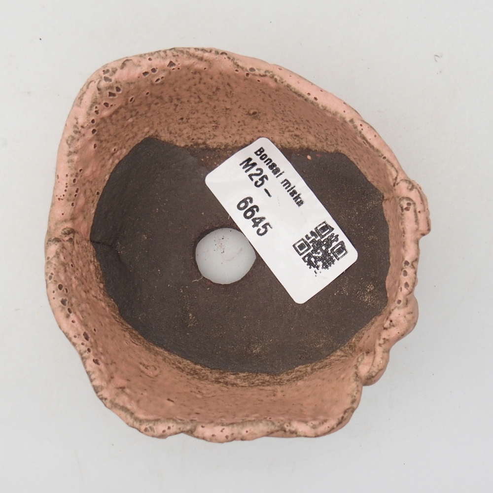 Keramická Skořápka  9 x 8 x 4 cm , barva růžová
