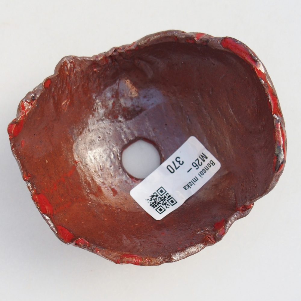 Keramická Skořápka 10 x 9,5 x 5,5 cm , barva hnědá