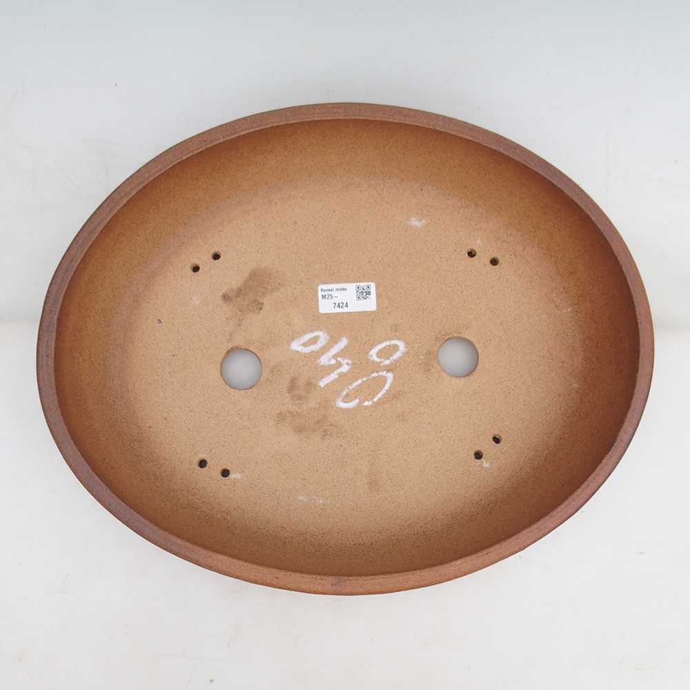 Bonsai miska 39 x 31 x 8,5 cm , barva hnědá