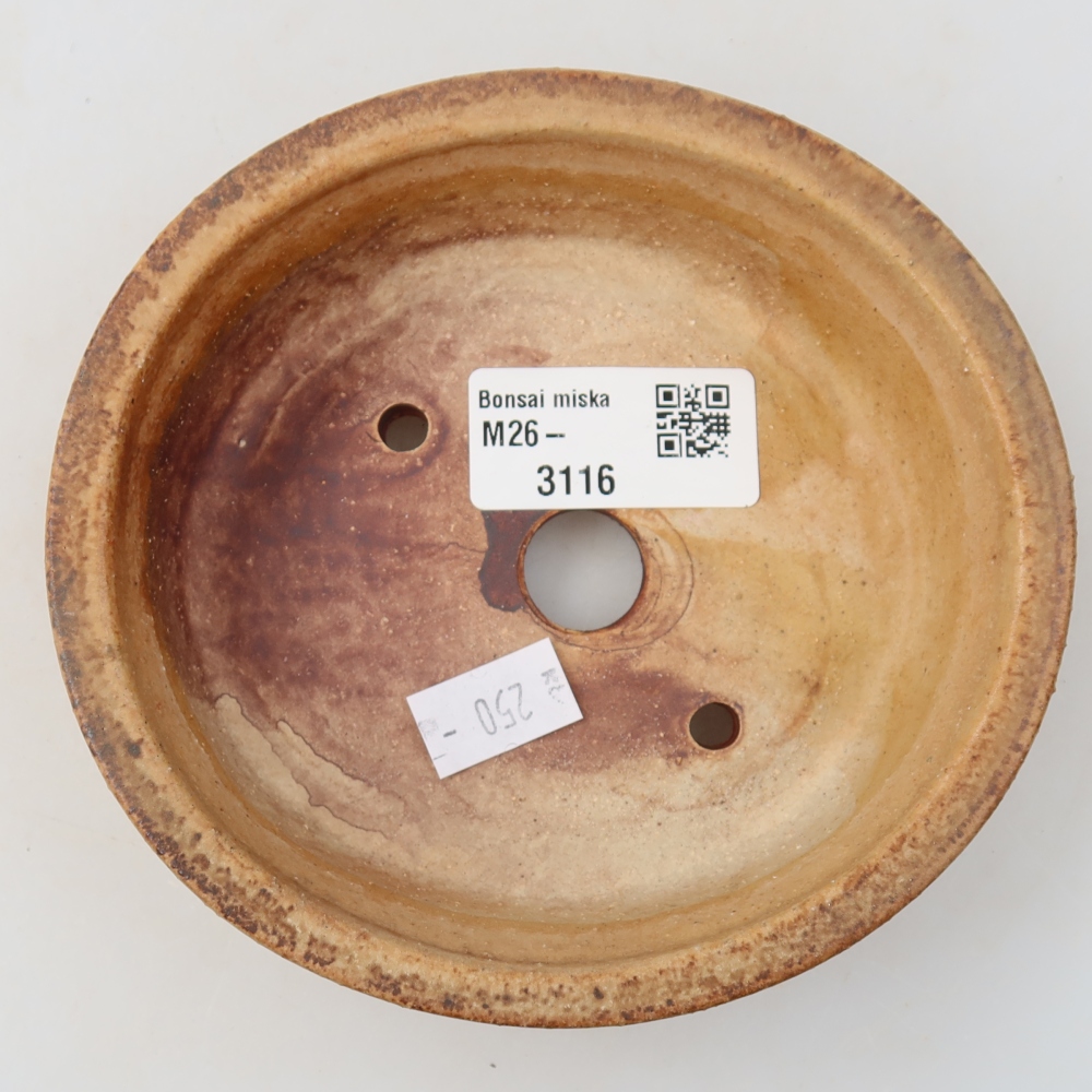 Keramická bonsai miska 12,5 x 11,5 x 3,5 cm, barva růžová