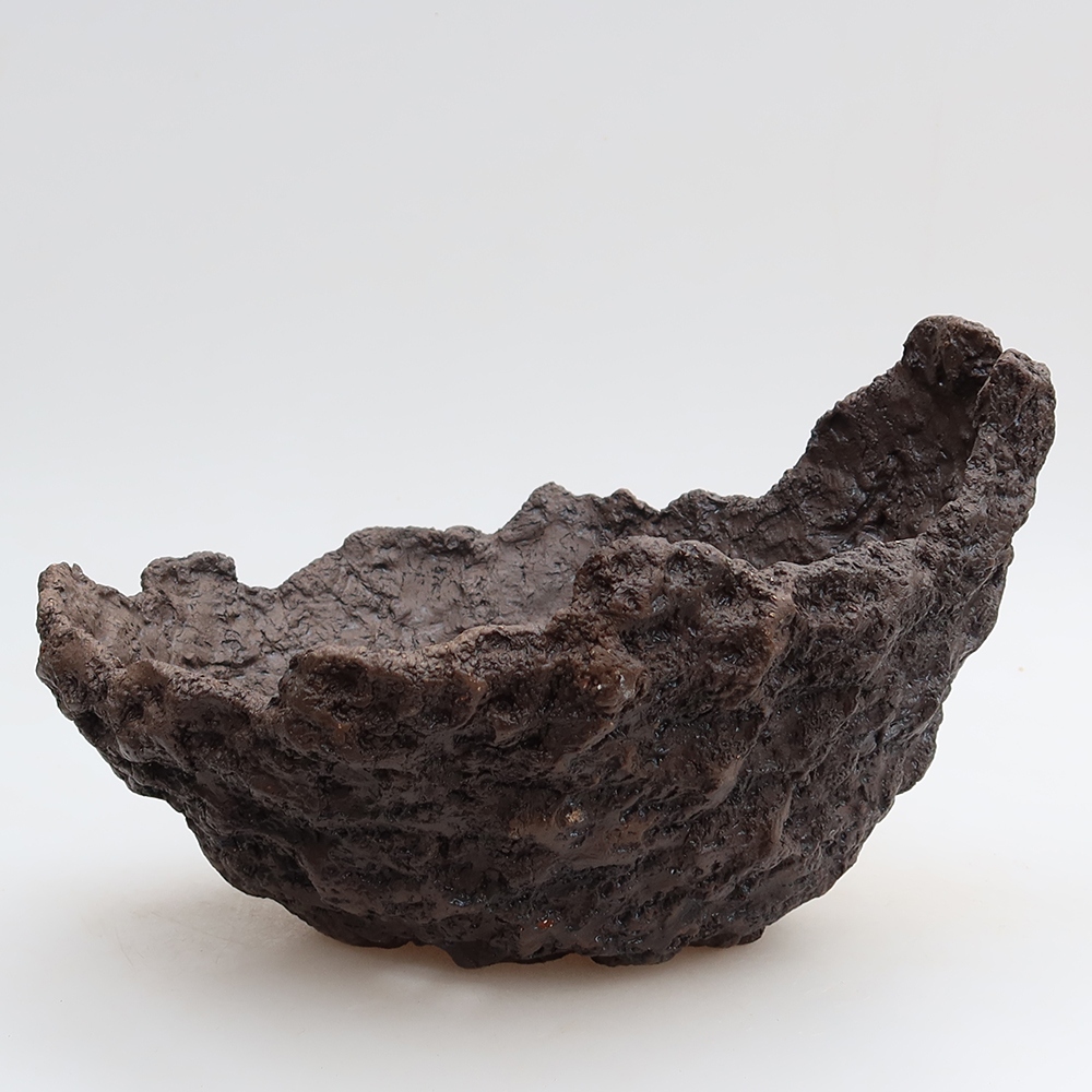 Keramická Skořápka 23 x 20,5 x 16 cm , barva hnědá