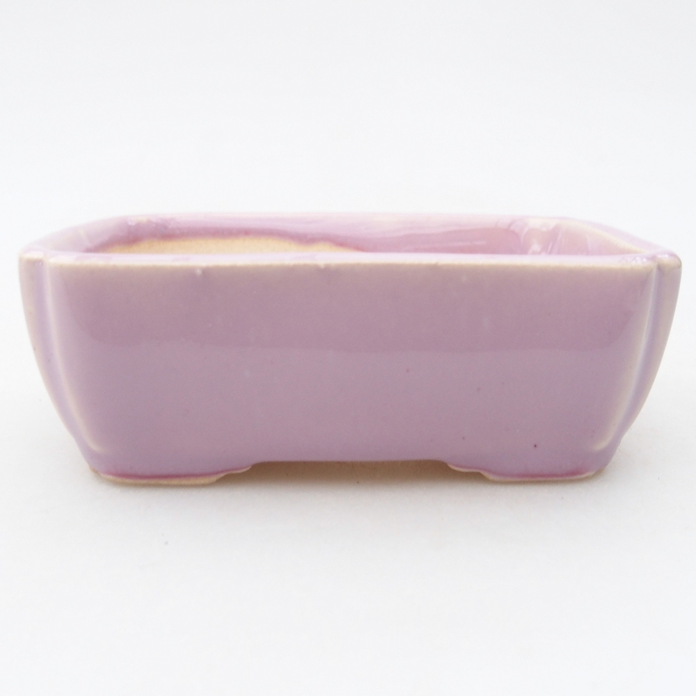 Mini bonsai miska 8,5 x 7,5 x 3 cm, barva růžová