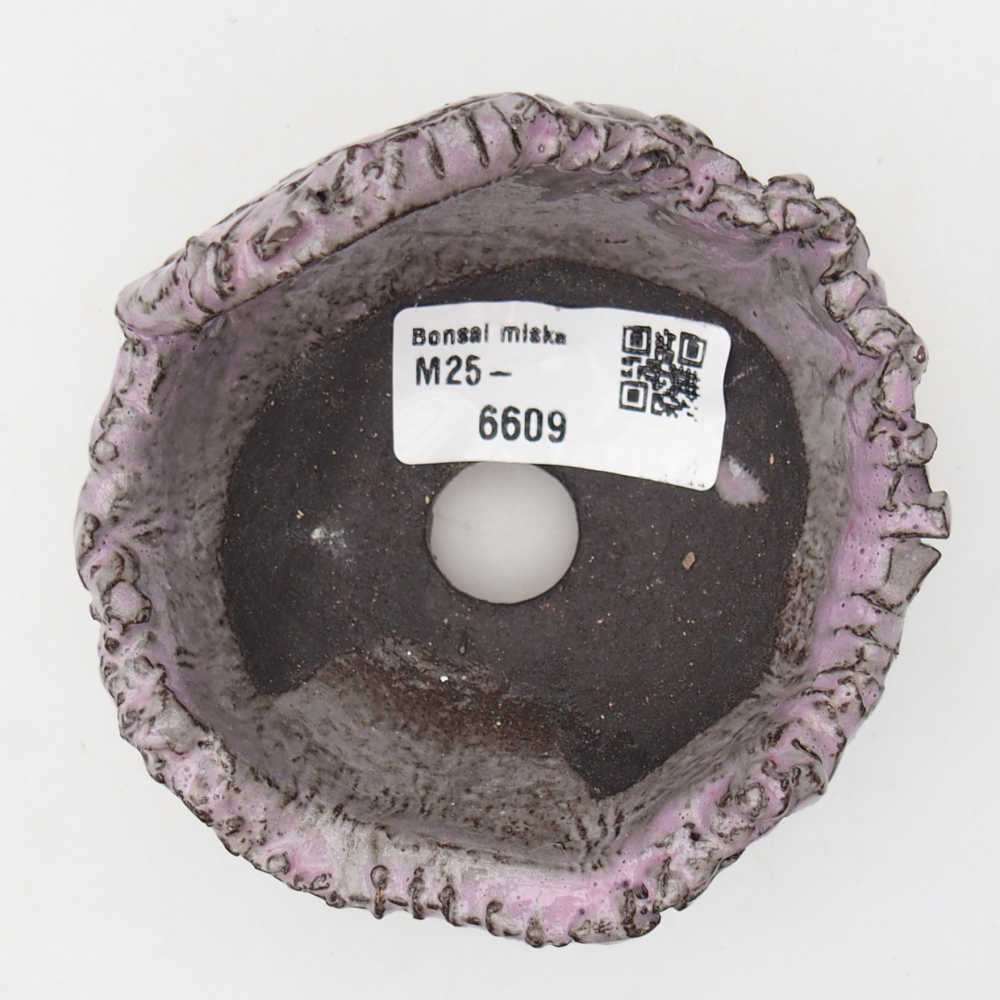 Keramická Skořápka  9 x 8 x 6,5 cm , barva fialová