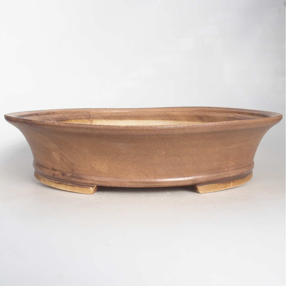 Keramická bonsai miska 32 x 29 x 7 cm, barva růžová