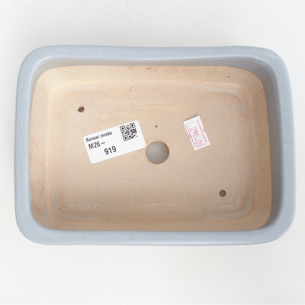 Keramická bonsai miska 16,5 x 12 x 5,5 cm, barva modrá