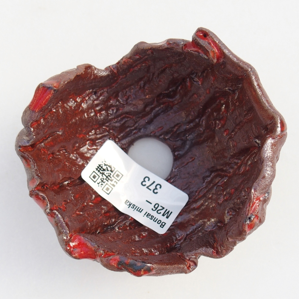 Keramická Skořápka 8 x 8 x 5,5 cm , barva hnědá