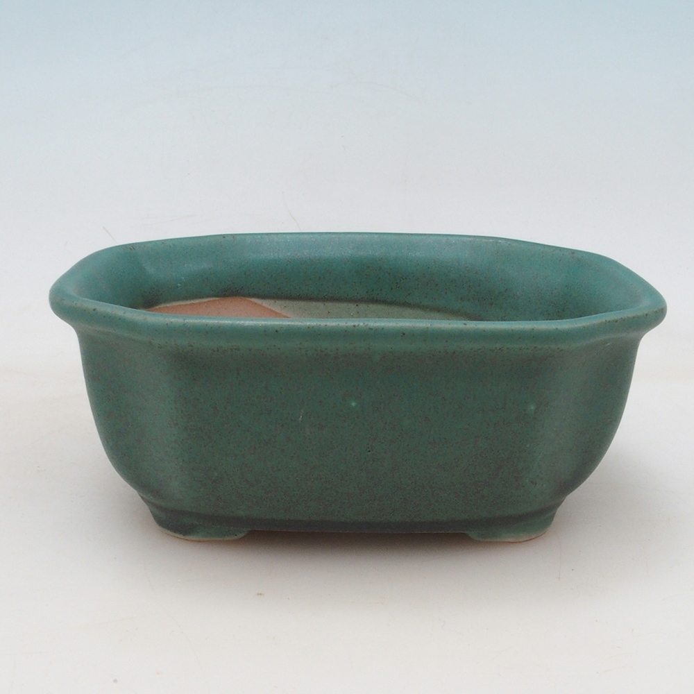 Bonsai miska H31 - 14 x 12 x 5,5 cm. - zelená