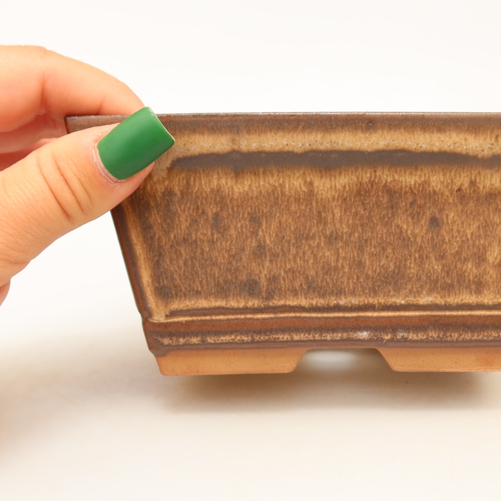 Keramická Miska  14,5 x 12,5 x 7 cm , barva hnědá
