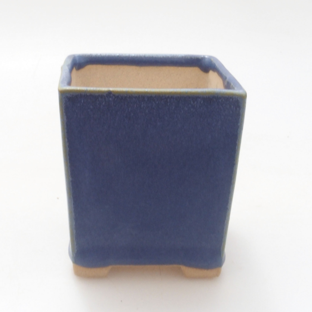 Mini bonsai miska 5,5 x 5,5 x 6,5 cm, barva modrá