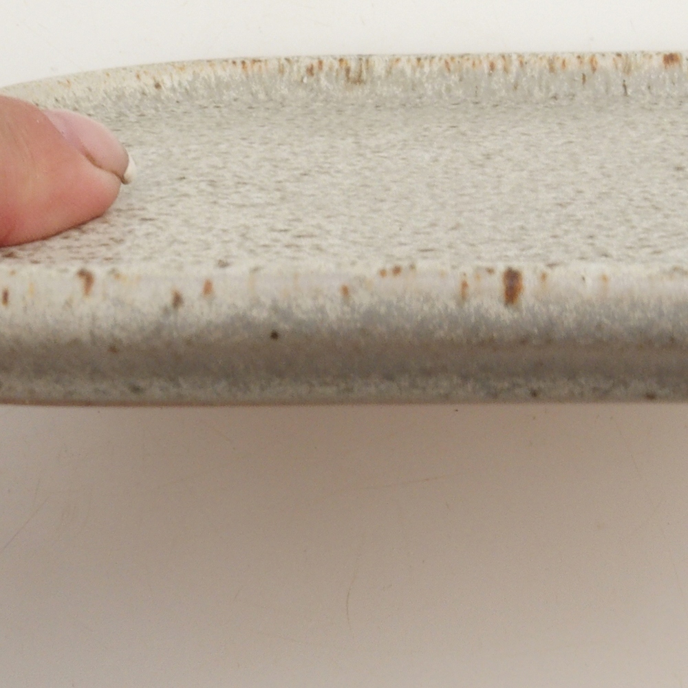 Keramická podmiska H36 - 17,5 x 15 x 1 cm  - béžová