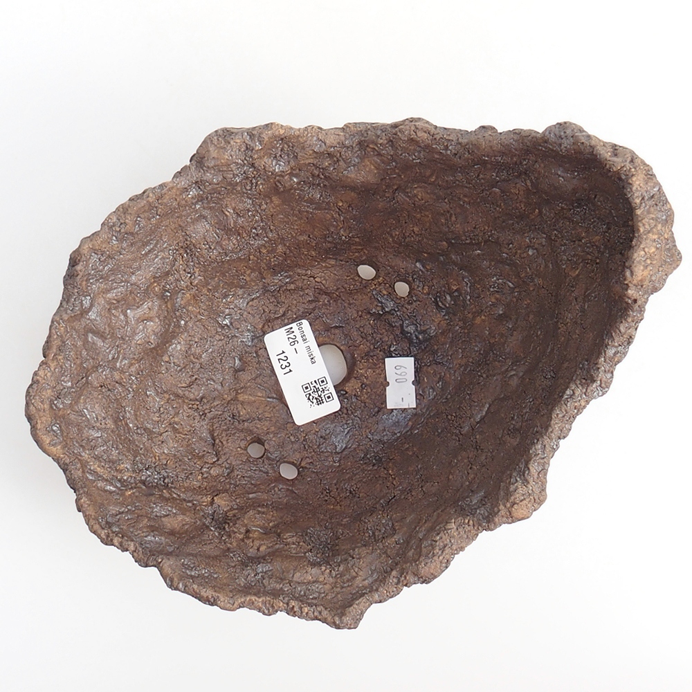 Keramická Skořápka 20 x 16 x 17 cm , barva hnědá