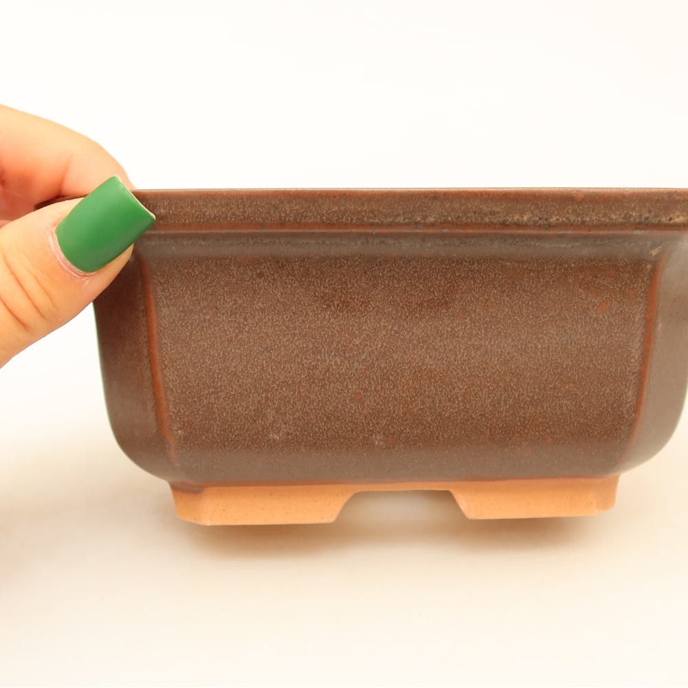 Keramická Miska  15 x 12 x 7 cm , barva hnědá
