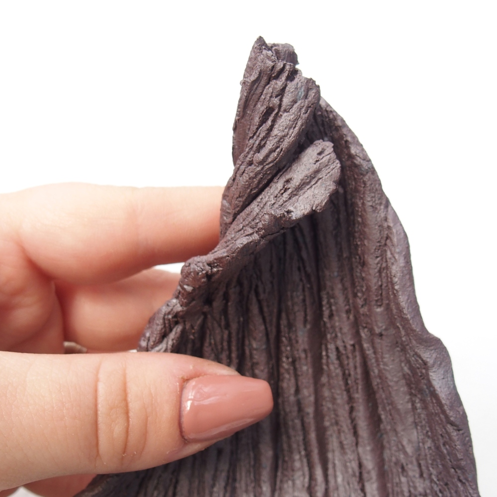 Keramická Skořápka 8,5 x 7,5 x 11,5 cm , barva kovová