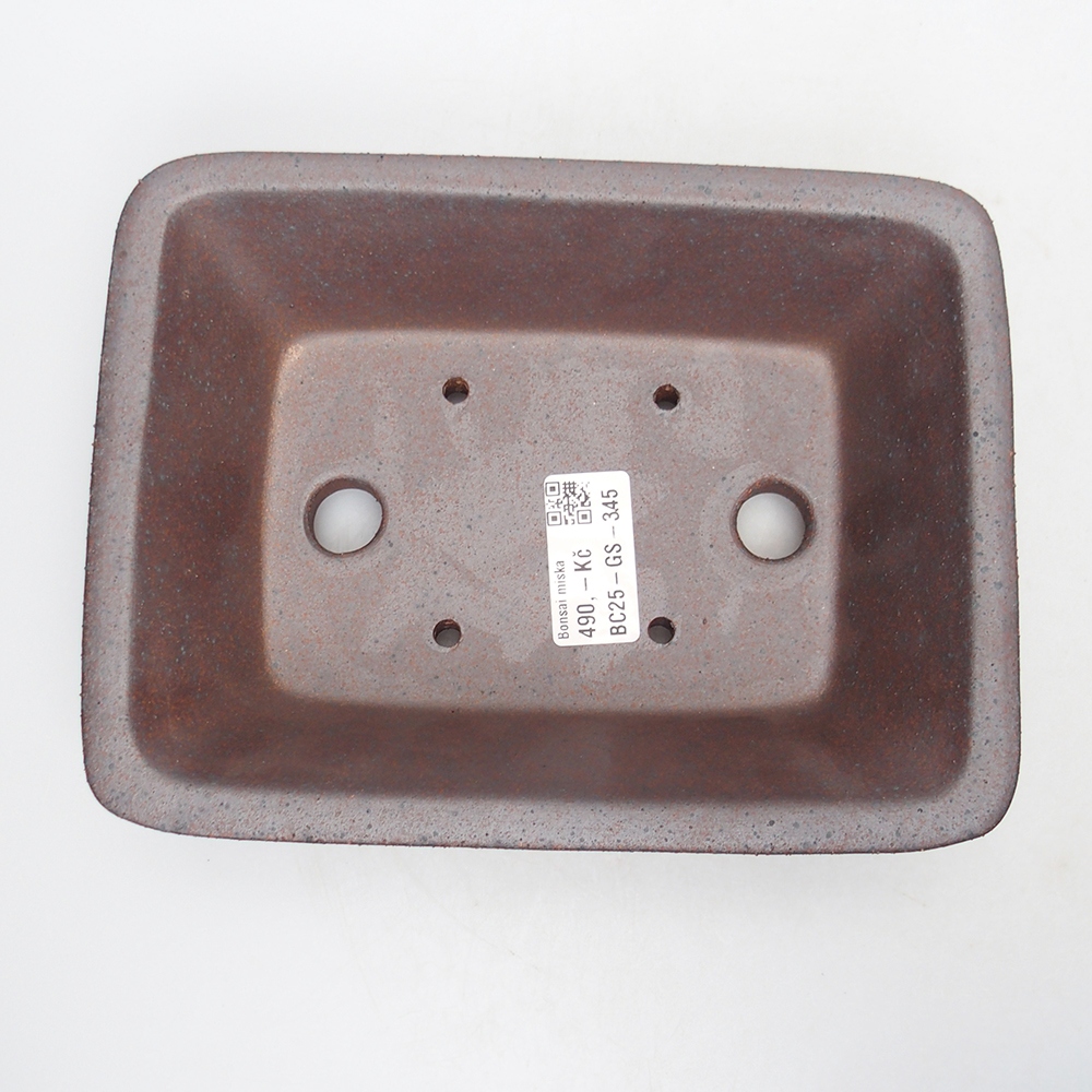 Miska 19 x 15 x 6 cm barva hnědá