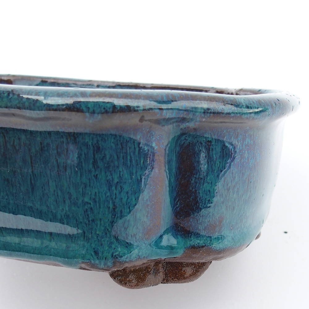 Miska 16 x 13 x 5,5 cm barva modrozelená