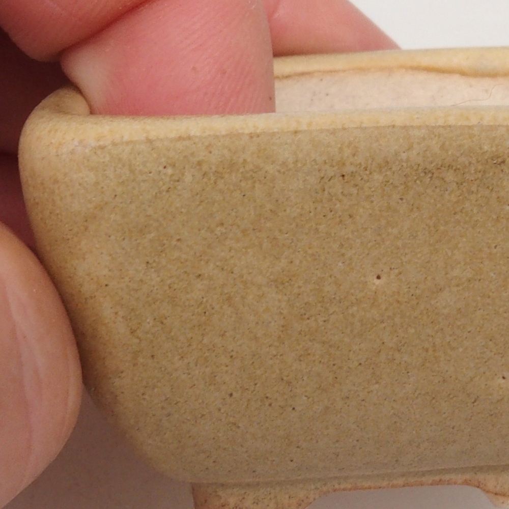 Mini bonsai miska 4,5 x 4,5 x 3 cm, barva hnědá