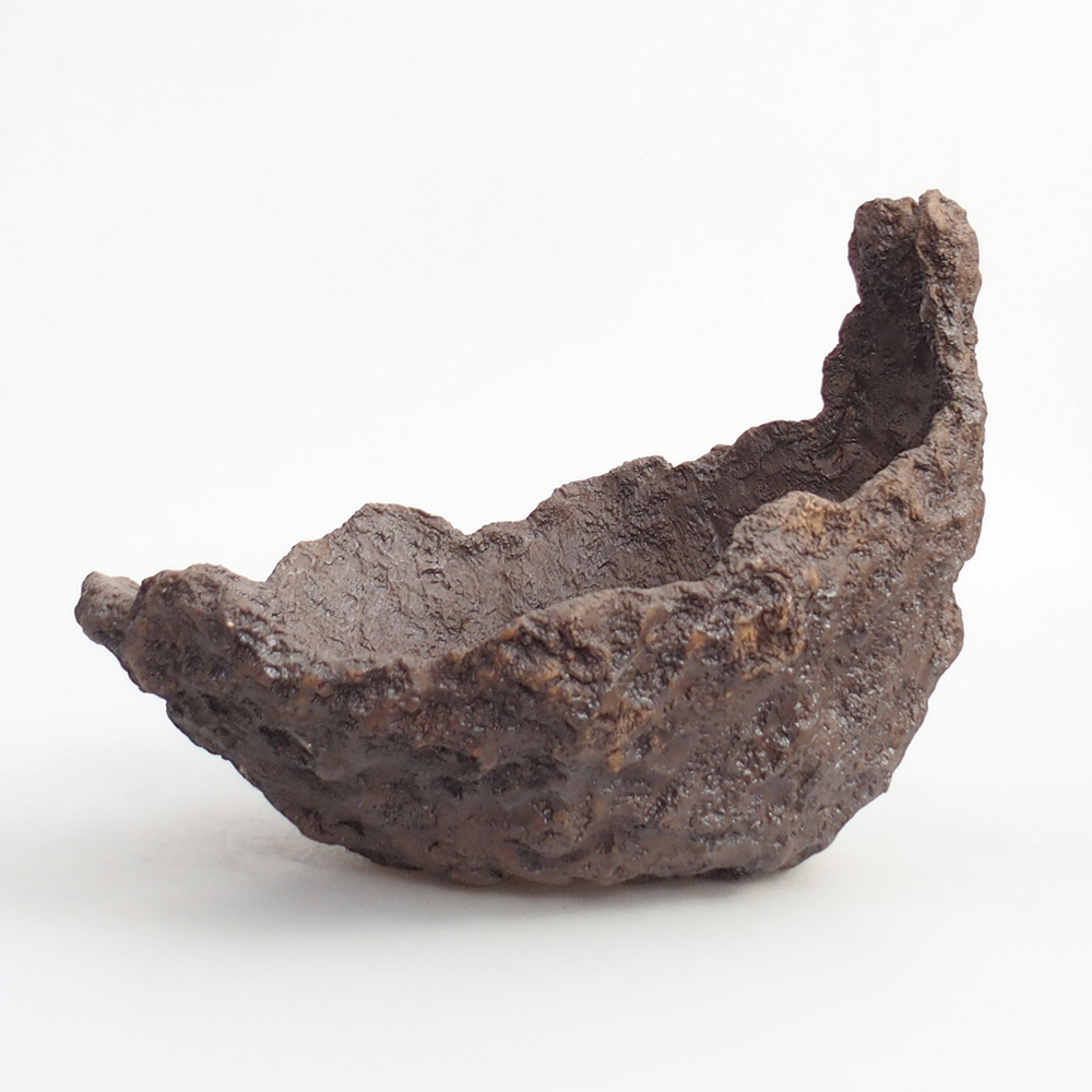 Keramická Skořápka 25 x 21 x 21 cm , barva hnědá