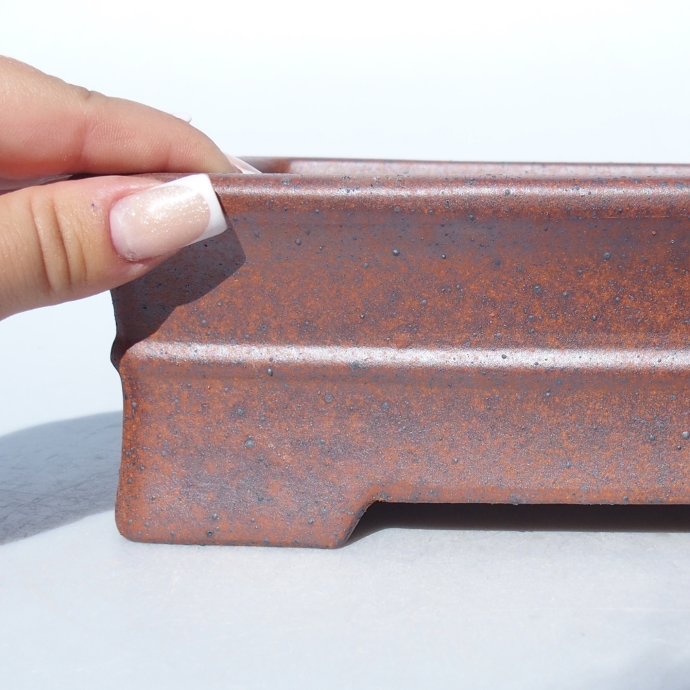 Miska 21 x 16 x 7 cm barva hnědá