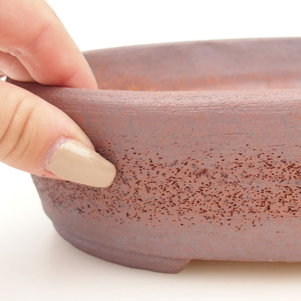 Bonsai miska 19,5 x 16 x 6 cm , barva kovová