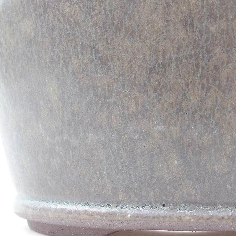 Keramická bonsai miska 10,5 x 10,5 x 5,5 cm, barva hnědá