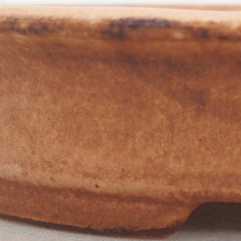 Keramická bonsai miska 13 x 11 x 2,5 cm, barva růžová