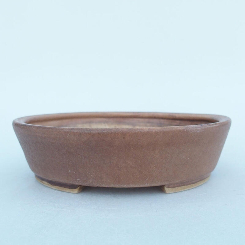 Keramická bonsai miska 15 x 14 x 4 cm, barva růžová