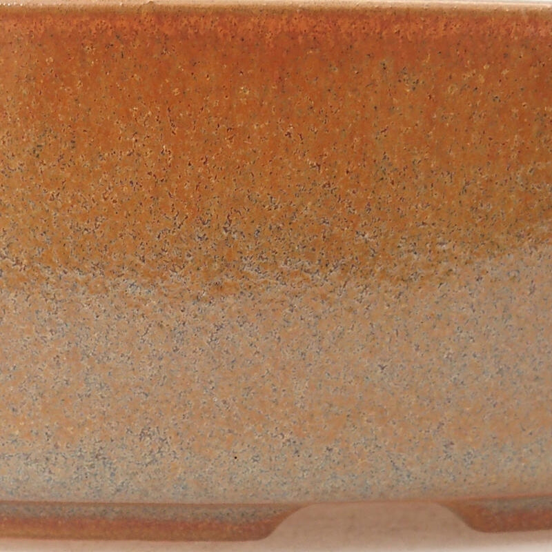 Keramická bonsai miska 18,5 x 13,5 x 4,5 cm, barva hnědá