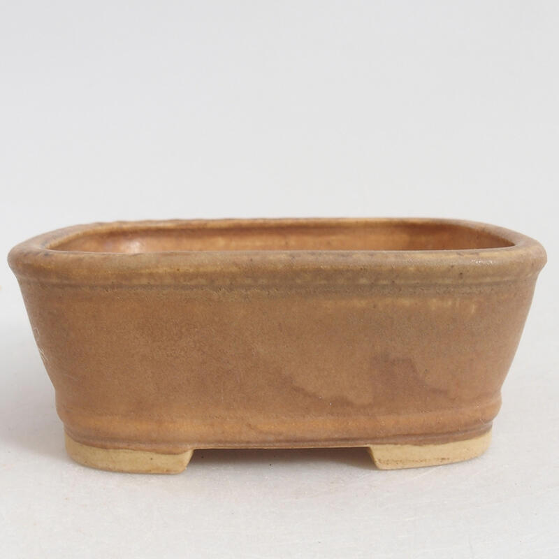 Keramická bonsai miska 9 x 8 x 3,5 cm, barva růžová