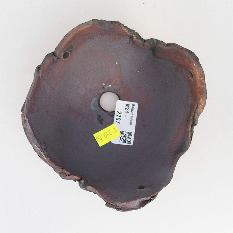 Keramická Skořápka  13 x 13 x 8 cm , barva zelená
