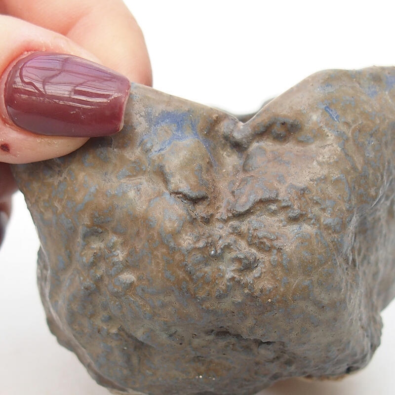 Keramická Skořápka  6,5 x 6,5 x 5 cm , barva modrá