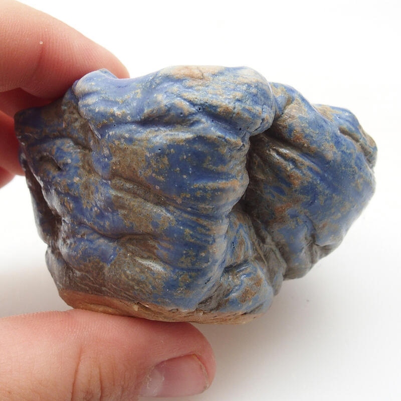 Keramická Skořápka  6 x 5 x 4,5 cm , barva modrá