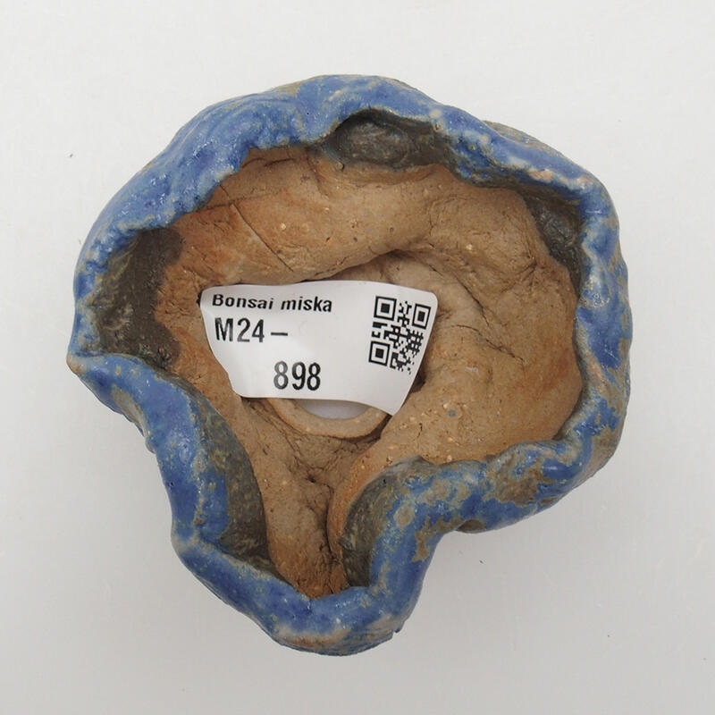 Keramická Skořápka  6 x 5 x 4,5 cm , barva modrá