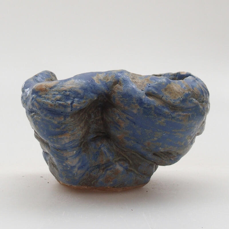 Keramická Skořápka  6 x 5 x 4,5 cm , barva modrá