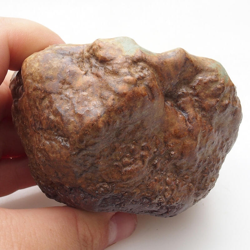 Keramická Skořápka  6 x 5 x 5,5 cm , barva zelenohnědá