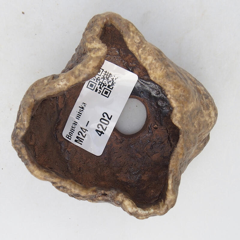 Keramická Skořápka  6 x 6 x 4,5 cm , barva béžová