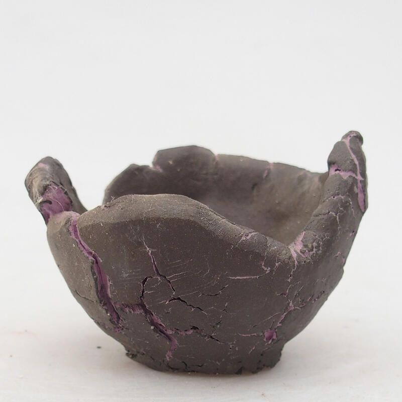 Keramická Skořápka  7,5 x 7 x 6 cm , barva fialová