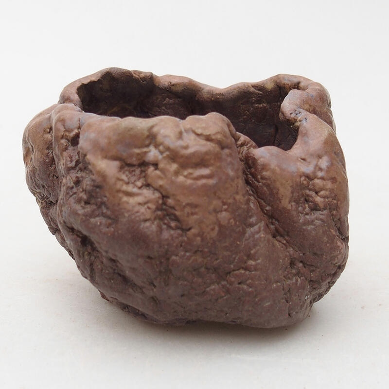 Keramická Skořápka  7 x 6,5 x 5,5 cm , barva hnědá